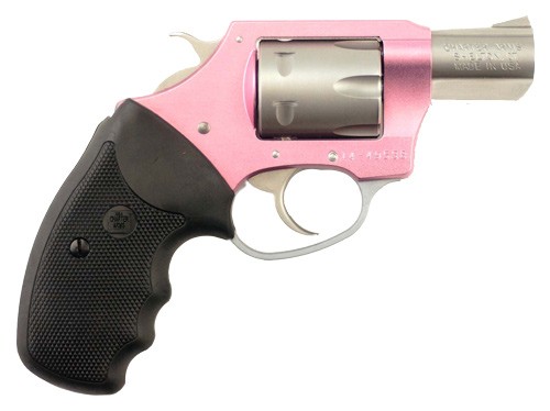 Charter Arms Pink Lady Handgun .22 LR 8RD Capacity 2" Barrel Pink with Full Size Black Grip