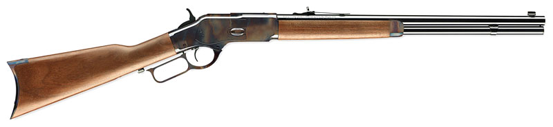 Winchester 1873 Short Rifle .44-40 Win 20-inch Case Colored Walnut-img-0