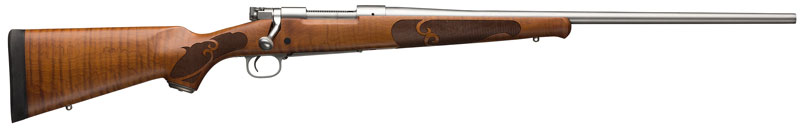 Winchester Model 70 Featherweight Stainless Rifle 243 Win. 22 in. Dark Maple RH