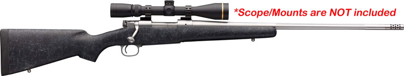Winchester Model 70 Extreme Weather Rifle .300 Win MAG 3RD Magazine 26" 9/16X24 Threaded Barrel Black and Stainless Steel