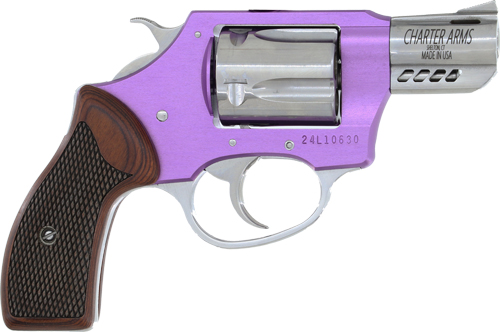 Charter Arms Coyote Lavender & SS .380 ACP 5 Shot 2''
