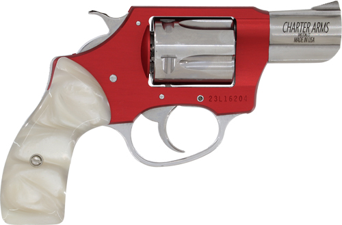 Charter Arms Chic Lady Handgun .38 Spl 5RD Capacity 2" Barrel Red Anodize Pearlite Grips