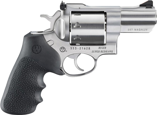 Ruger Super Redhawk .357 Magnum 2.5" 8-Round Stainless Hogue Tamer Grip (5529)