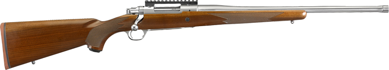 Ruger Hawkeye Hunter 57124 7mm Remington Magnum Bolt Action Rifle (24" Satin Stainless)