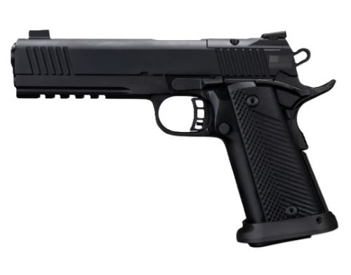 RIA USA 1911 A2 Tac Ultra AOS Handgun 9MM Luger 16RD Magazine 5" Barrel Black