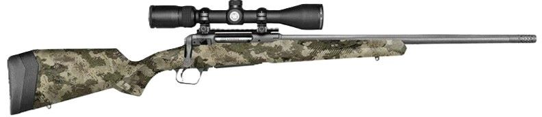 SAVAGE 110 WOODLAND HUNTER XP 450BM 22" TUNGSTEN/CAMO - Savage - .450 Bushmaster