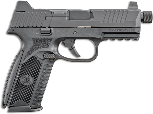FN 509 Tactical Handgun 9MM Luger 17RD & 24RD Magazines (2) 4.5" Threaded Barrel Black NMS