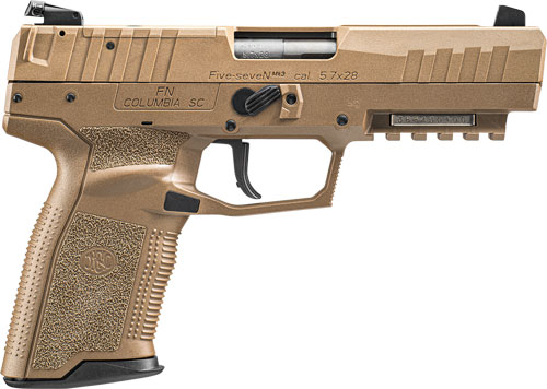 FN Five-Seven MRD Handgun 5.7X28MM 10RD Magazines (2) 4.8" Barrel FDE Adj Sights