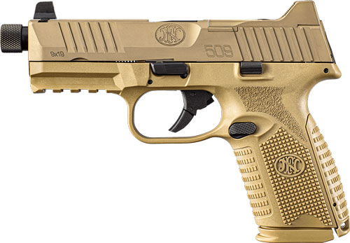 FN 509 Tactical 9mm FDE Pistol Bundle 5 Mags - FN America - Best Price $708.00