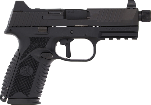 FN 509M Tactical Bundle Handgun 9MM Luger 15RD (1) & 24RD (4) Magazines 4.5" Threaded Barrel Black Optics Ready