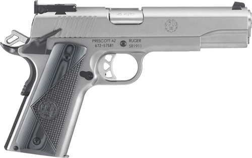 Ruger SR1911 Target .45 ACP 5" Low-Glare Stainless 1911 Pistol