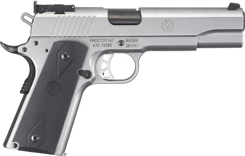Ruger SR1911 Target 10mm Auto 5" 1911 Pistol (Low-Glare Stainless)