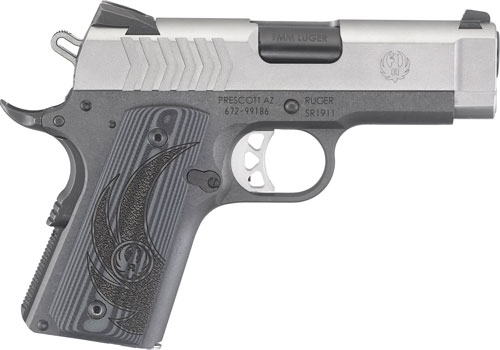 Ruger SR1911 Officer-Style Lightweight 3.6" 9mm Semi-Auto Pistol