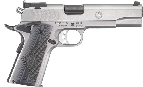 Ruger SR1911-Target 9mm 5" Semi-Auto Pistol (Low-Glare Stainless)