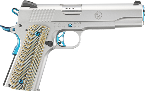 Ruger SR1911 TALO Edition 1911 .45 ACP 5" Stainless with Wood Grips