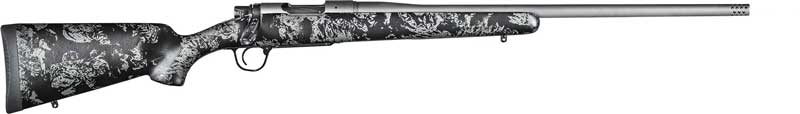 Christensen Arms Mesa FFT Rifle 7MM PRC 3RD Magazine 22" Barrel Tungsten Cerakote Carbon with Gray Accents