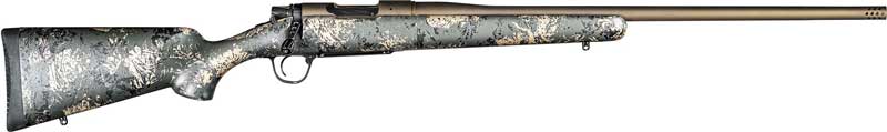 Christensen Arms Mesa FFT Rifle 7MM PRC 4RD 22" Burnt Bronze Barrel Carbon Stock with Green and Tan Accents