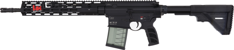Heckler & Koch MR762 A4 Semi-Automatic Rifle (16.5" Barrel) - Black - 20RD