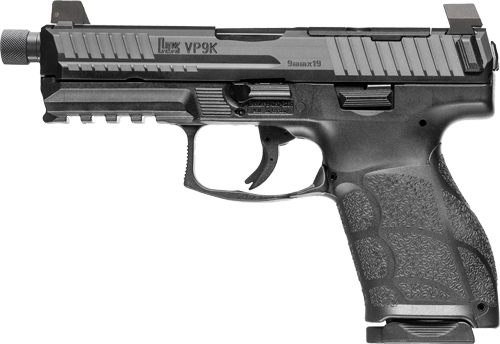 Heckler & Koch VP9A1 K Tactical OR 9mm Handgun (4.7" Threaded Barrel, 15-Round)