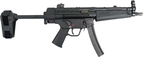 HK SP5 Pistol 9MM 8" BBL - 2-10RD SBT Hkpdw Brace Black