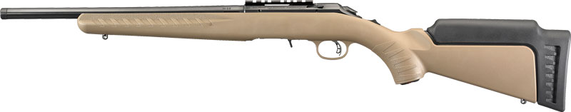 Ruger American Rimfire .22 LR 8358 16" Threaded Bolt-Action Rifle (FDE Synthetic)