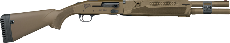 Mossberg 940 Pro Thunder Ranch Shotgun 12GA 7RD Capacity 18.5'' Barrel Optic-Ready FDE/Patriot Brown