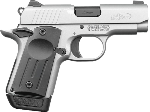 Tristar Protege X-Sub Compact Handgun 9MM Luger 7RD Magazine(1) 3.2" Barrel Silver
