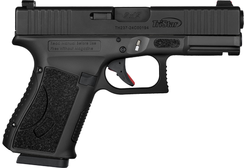 Tristar APOC Handgun 9MM Luger 15RD Magazine(2) 4" Barrel Fiber Optic Sights Black