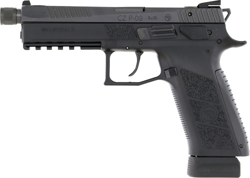 CZ P-09 9MM Luger FS 21RD - Suppressor Ready Black