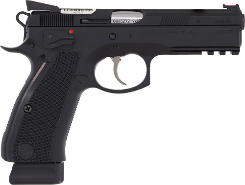 CZ 75 SP-01 Shadow Custom 9mm Luger 4.6" 19RD Pistol, Black image 3
