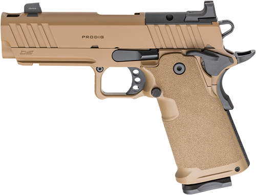 Springfield Armory 1911 DS Prodigy Comp 9mm 4.25" Coyote Brown