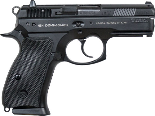 CZ P-01 Compact 9mm Pistol (Decocker) 3.75" Black