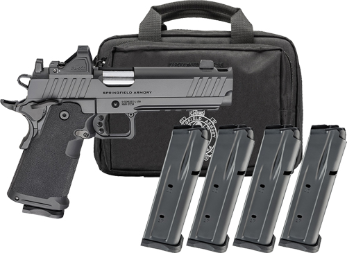 Springfield Gear Pac DS Prodigy AOS Handgun 9MM Luger 10(4)rd Magazines 5" Barrel Green Dot & Bag