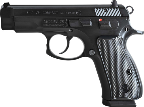 CZ 75 C 50TH Anniversary Elite Handgun 9MM Luger 16RD Magazines(2) 4.7" Barrel Polycoat Steel Frame
