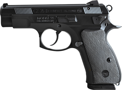CZ 75 D PCR 50TH Anniversary Elite Handgun 9MM Luger 15RD Magazines(2) 3.75" Barrel Steel Frame Manual Safety