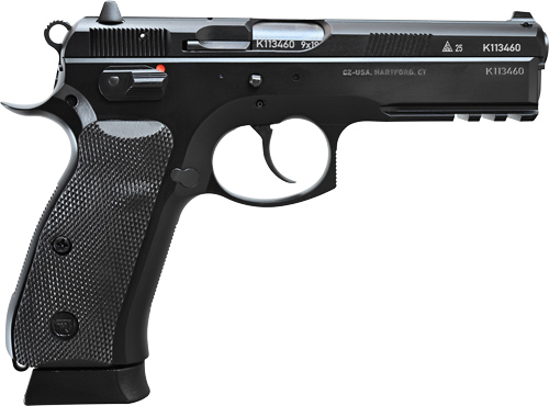 CZ 75 SP-01 50TH Anniversary Handgun 9MM Luger 19RD Magazine 4.6" Barrel Black Poly Coat Manual Safety