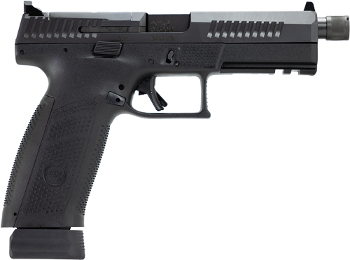 CZ USA P-10 F Handgun 9MM Luger 21RD Magazine 5.1" Threaded Barrel Black Optics Ready Suppressor Ready