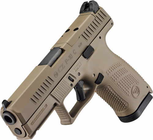 CZ P-10 C Optics-Ready Compact 9mm Pistol (Flat Dark Earth)