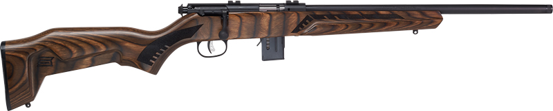 Savage Arms 93 Minimalist Brown Rifle 22 WMR 10/Rd 18" Barrel Brown Wood