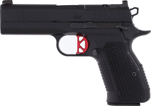 Dan Wesson DWX Compact 9mm Luger 10+1 Optic Ready Handgun (4in, Black DLC)
