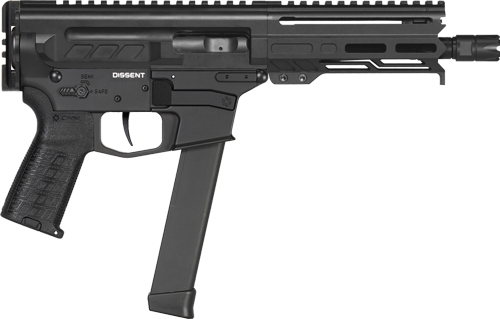 CMMG Dissent Pistol 9MM Luger 33RD Magazine 6.5'' Barrel Armor Black