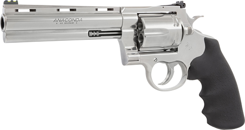 Colt Target Anaconda Handgun .44 Rem MAG 6RD Capacity 6" Barrel Stainless Frame Hogue Rubber Grip