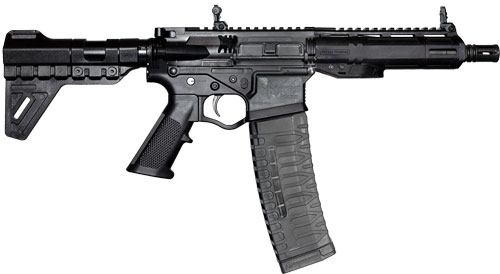 ATI Alpha MAXX AR Pistol - Black | 5.56NATO | 7.5" Barrel | 7" M-LOK Rail | 60RD | Rear Blade