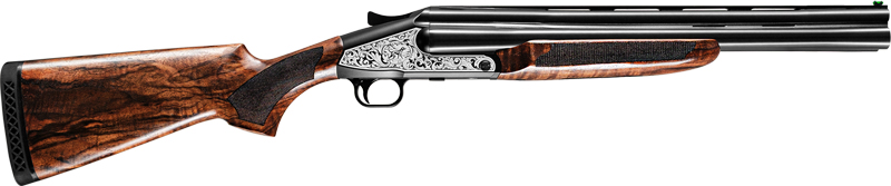 ATI Triple Barrel Shotgun 12GA 3.5" Chamber 3RD Capacity 18" Barrel Black Receiver Wood Stock