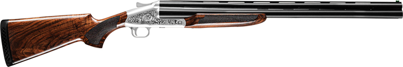 ATI Triple Barrel Shotgun 12GA 3.5" Chamber 3RD Capacity 26" Barrel Black Receiver Wood Stock