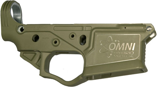 ATI ATIGLOW200BFG Omni Hybrid AR15 Stripped Polymer Lower Receiver Green