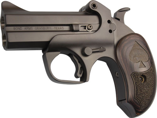 Bond Arms Black Jack Derringer Handgun .45 LC/410 Ga 2RD Capacity 3.5" Barrel Black Cerakote Frame/Gray Laminate Grips