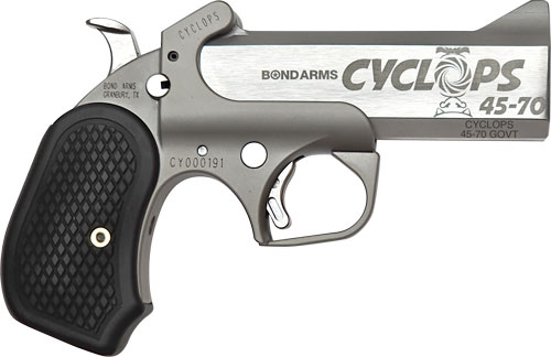 Bond Arms Cyclops Satin Package Handgun .45-70 Gov't Single Shot 4.25" Barrel Satin with Holster
