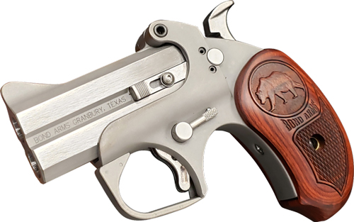 Bond Arms Grizzly 45 Colt/410 2RD Capacity 3" Barrel Extended Rosewood Grips