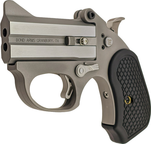 Bond Arms Honey B Handgun .22 MAG 2RD Capacity 3" Barrel Stainless Steel with Black Grips
